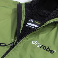 dryrobe Advance Long Sleeve Changing Robe - Dark Green / Black Extra Image 4 Preview